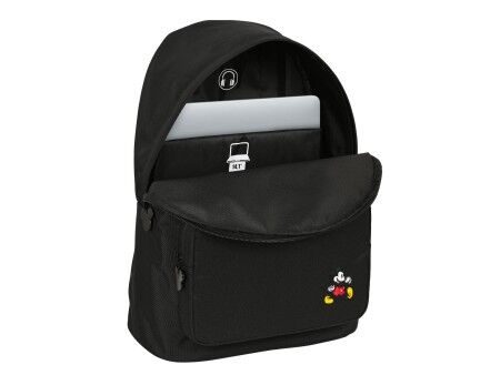 Plecak na Laptopa Mickey Mouse Clubhouse Czarny 31 x 41 x 16 cm