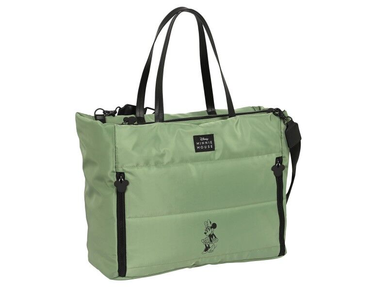 Torba na Laptopa Minnie Mouse Mint shadow 54 x 31 x 17 cm Zielony wojskowy
