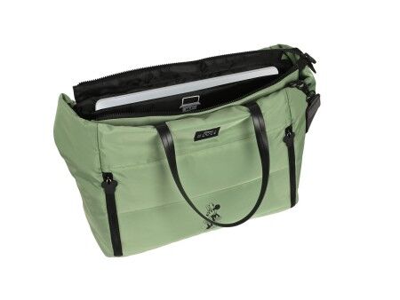Torba na Laptopa Minnie Mouse Mint shadow 54 x 31 x 17 cm Zielony wojskowy
