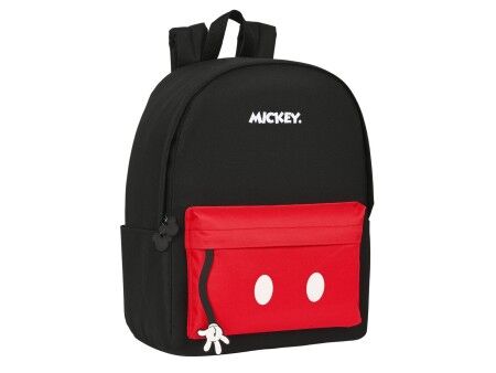 Plecak na Laptopa Mickey Mouse Clubhouse  mickey mouse  Czarny Czerwony 31 x 40 x 16 cm