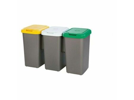 Kosz na śmieci do recyklingu Tontarelli 8105744A28E (3 Sztuk)