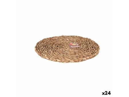 Podkładki na stół Privilege Brązowy Ø 30 cm wiklinowy (24 Sztuk)