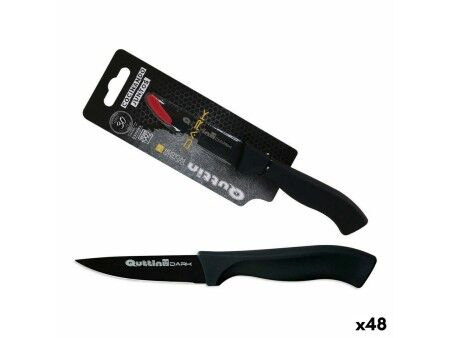 Zestaw Noży Obierająych Quttin Dark 19 x 2 x 2 cm 1 mm (48 Sztuk)