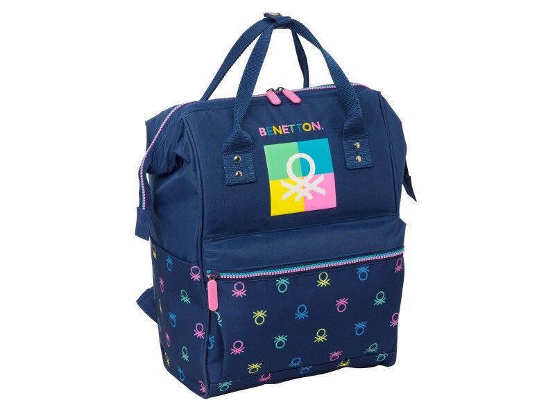 Plecak na Laptopa Benetton Cool Granatowy 27 x 40 x 19 cm