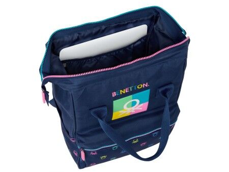 Plecak na Laptopa Benetton Cool Granatowy 27 x 40 x 19 cm