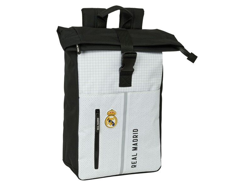 Plecak na Laptopa Real Madrid C.F. 24/25 Biały Szary 28 x 42 x 13 cm