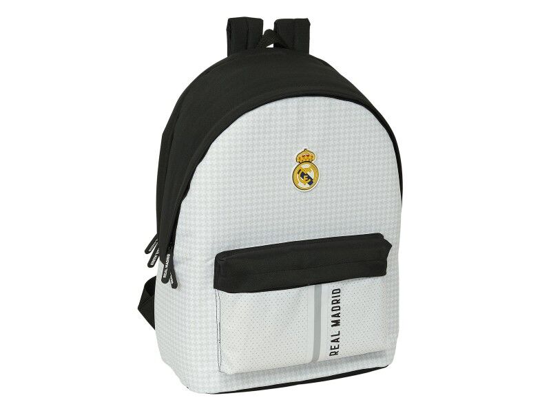 Plecak na Laptopa Real Madrid C.F. 24/25 Biały Szary 31 x 44 x 18 cm 15,6"