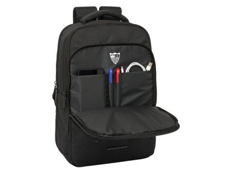 Plecak na Laptopa Sevilla Fútbol Club BUSINESS Czarny 29 x 44 x 15 cm