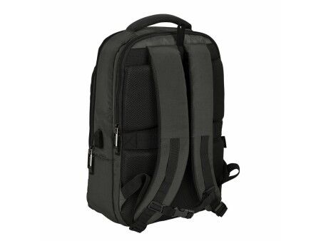 Plecak na laptopa i tableta z wyjściem USB Safta Business Szary (29 x 44 x 15 cm)