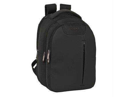 Plecak na laptopa i tableta z wyjściem USB Safta Business Czarny (31 x 45 x 23 cm)