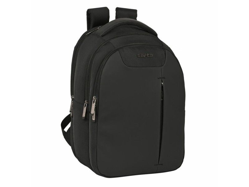 Plecak na laptopa i tableta z wyjściem USB Safta Business Czarny (31 x 45 x 23 cm)
