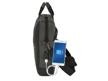Torba na laptopa i Tablet Safta +tablet+usb safta safta business  Szary 41 x 33 x 9 cm