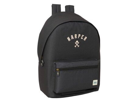 Plecak na Laptopa Harper & Neyer +usb harper & neyer Czarny 31 x 44 x 18 cm