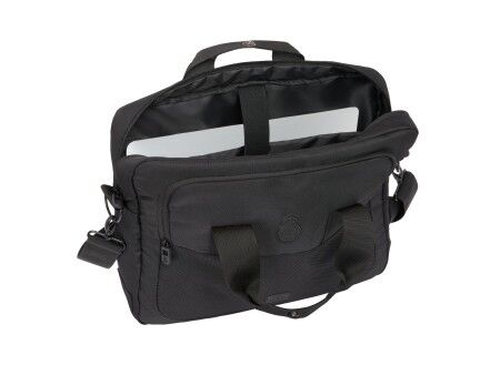 Torba na Laptopa Real Madrid C.F. Premium Czarny 40 x 33 x 9 cm