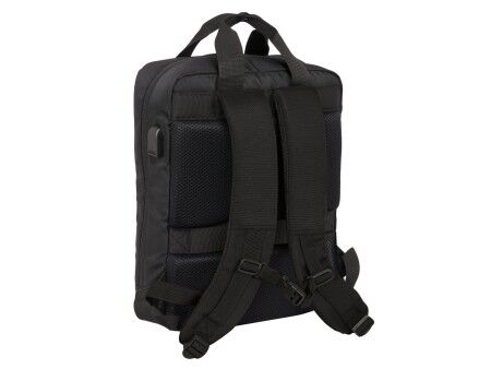 Plecak na Laptopa Real Madrid C.F. Premium Czarny 29 x 39 x 11 cm 13,3"