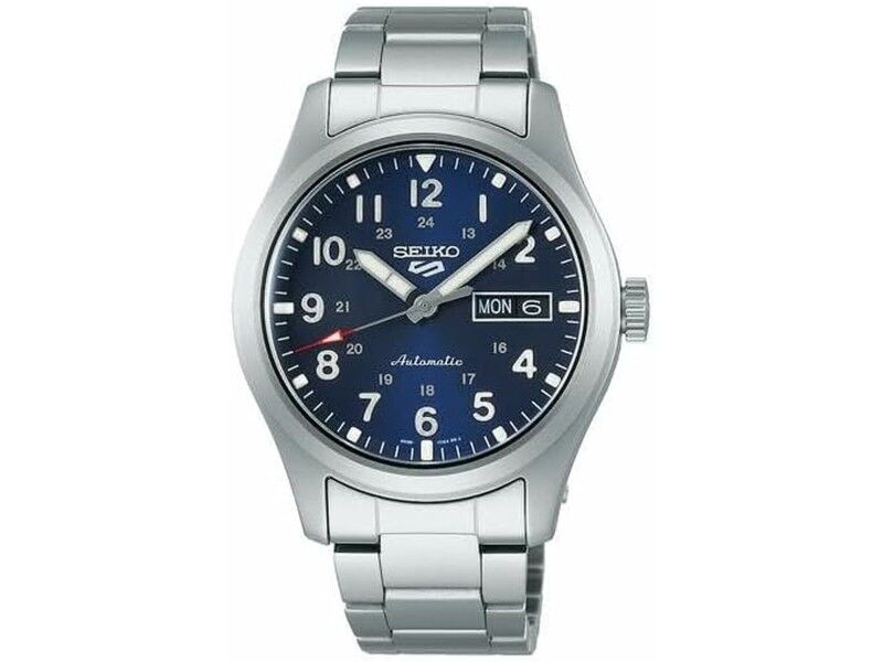 Zegarek Męski Seiko SPORTS AUTOMATIC Czarny Srebrzysty