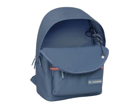 Plecak na Laptopa El Ganso Basics Niebieski 31 x 44 x 18 cm