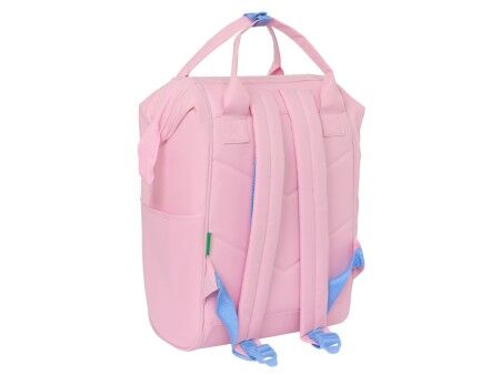 Plecak na Laptopa Benetton benetton Różowy 27 x 40 x 19 cm
