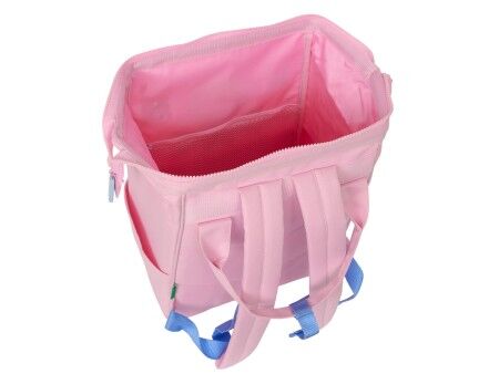 Plecak na Laptopa Benetton benetton Różowy 27 x 40 x 19 cm