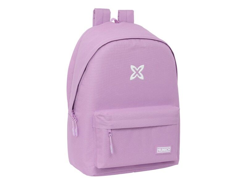 Plecak na Laptopa Munich Basic Liliowy 31 x 44 x 18 cm