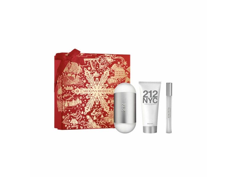 Zestaw Perfum dla Kobiet Carolina Herrera 212 NYC FOR HER 3 Części