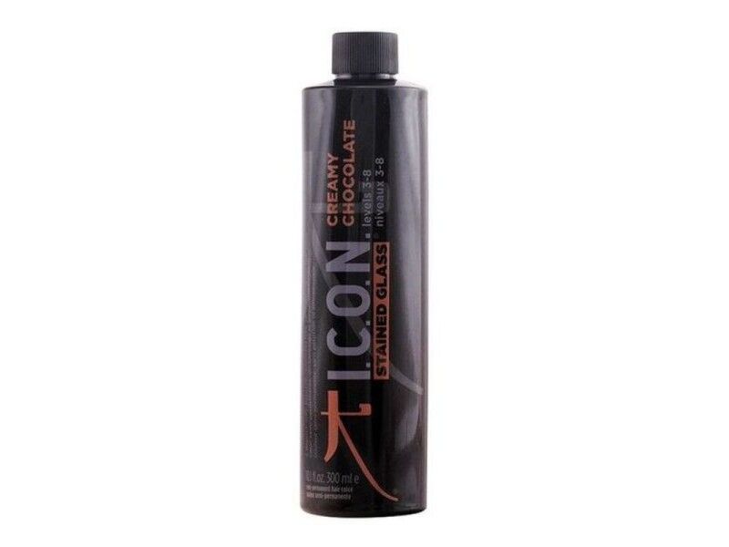 Farba bez Amoniaku Stained Glass Creamy Chocolate I.c.o.n. Stained Glass Creamy Chocolate Nº 3-8 300 ml Farba bez Amoniaku Stained Glass Creamy Chocolate I.c.o.n. Stained Glass Creamy Chocolate Nº 3-8 300 ml