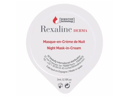 Maseczka Nawilżająca na Noc Rexaline Derma 3 ml x 6 Skóra wrażliwa