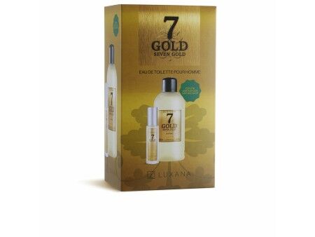 Zestaw Perfum dla Mężczyzn Luxana Seven Gold 2 Części