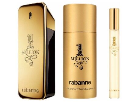 Zestaw Perfum dla Mężczyzn Paco Rabanne 1 Million 3 Części