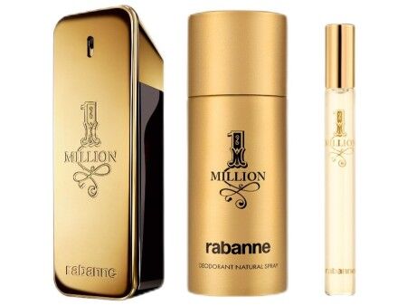Zestaw Perfum dla Mężczyzn Paco Rabanne 1 Million 3 Części