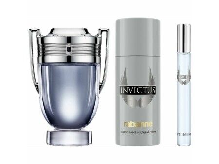 Zestaw Perfum dla Mężczyzn Paco Rabanne Invictus 3 Części
