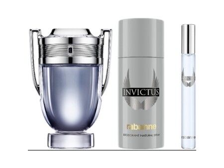 Zestaw Perfum dla Mężczyzn Paco Rabanne Invictus 3 Części