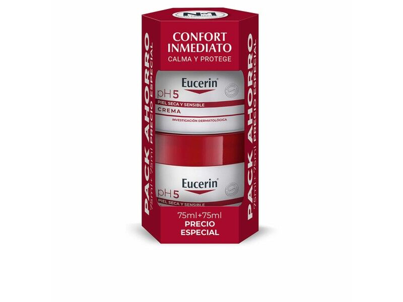Nawilżający Krem do Ciała Eucerin PH5 75 ml 2 Sztuk