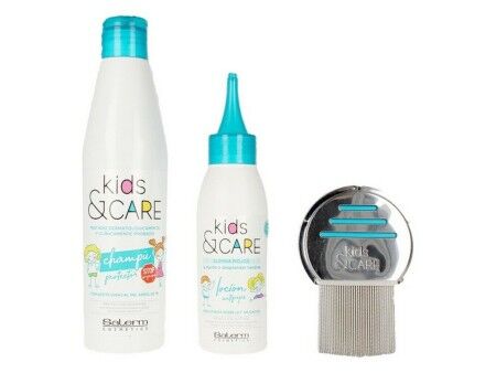 Zestaw do Włosów dla Dzieci Kids & Care Salerm Zwalczania Wszy (3 pcs)