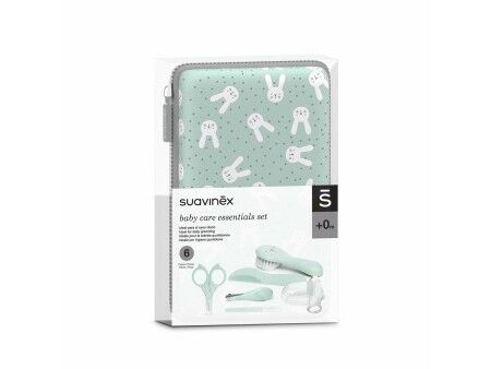Zestaw do manicure dla dzieci Suavinex Hygge Baby Manicura Verde Kolor Zielony 7 Części