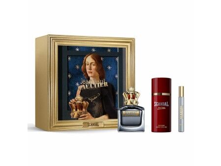 Zestaw Perfum dla Kobiet Jean Paul Gaultier SCANDAL POUR HOMME EDT 3 Części