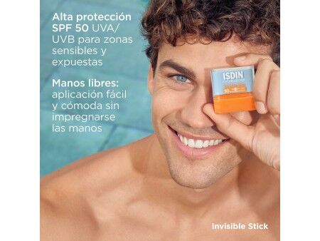Krem do opalania w sztyfcie Isdin Invisible Stick Spf 50 10 g