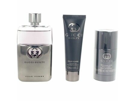 Zestaw Perfum dla Mężczyzn Gucci GUILTY POUR HOMME 3 Części
