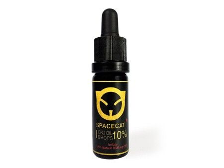Olej z nasion konopi 10% Spacecat (10 ml)