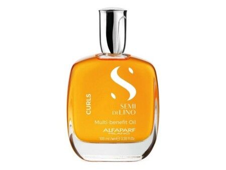 Olejek do Włosów Alfaparf Milano Semi Di Lino Wielofunkcyjny Włosy Kręcone (100 ml)