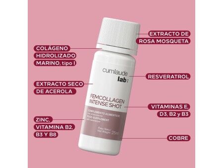 Suplement diety Cumlaude Lab FEMCOLLAGEN INTENSE SHOT 7 Sztuk