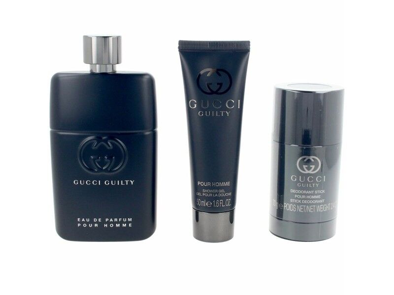 Zestaw Perfum dla Mężczyzn Gucci GUILTY POUR HOMME 3 Części