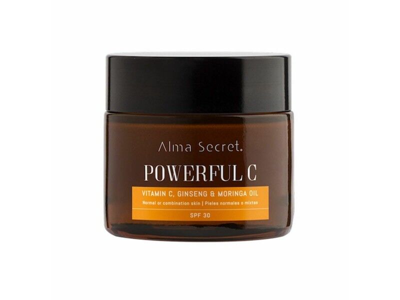 Krem Rozświetlający Alma Secret Powerful C Przeciwstarzeniowy Pomarańczowy SPF 30 (50 ml)