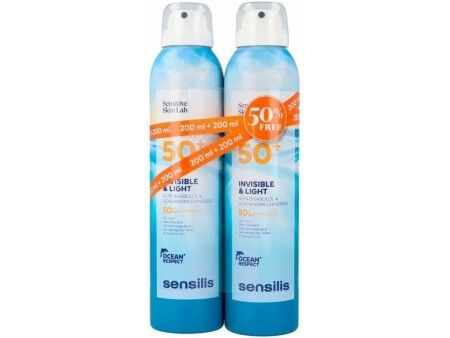 Spray do Opalania Sensilis Invisible and Light SPF 50+ 200 ml x 2
