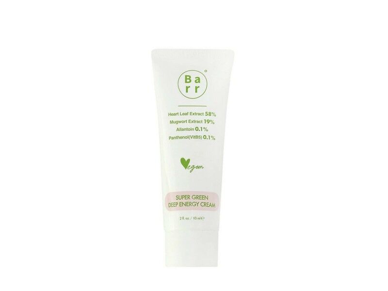 Nawilżający krem do twarzy Barr Super Green Deep Energy (60 ml)