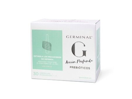 Kapsułki Przeciwstarzeniowe Germinal Acción Profunda Ampułki x 30 Prebioticos 1 ml