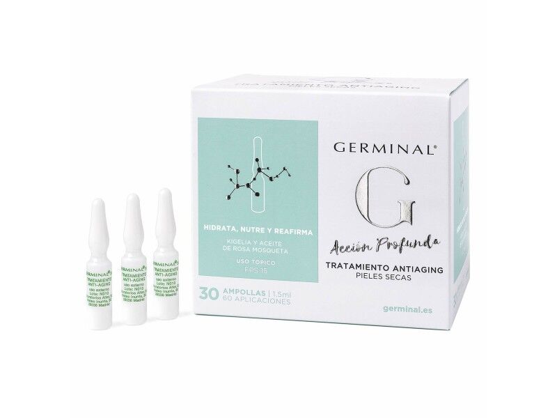 Ampułki Germinal 30 x 1,5 ml Sucha Skóra Przeciwstarzeniowy Ampułki Germinal 30 x 1,5 ml Sucha Skóra Przeciwstarzeniowy