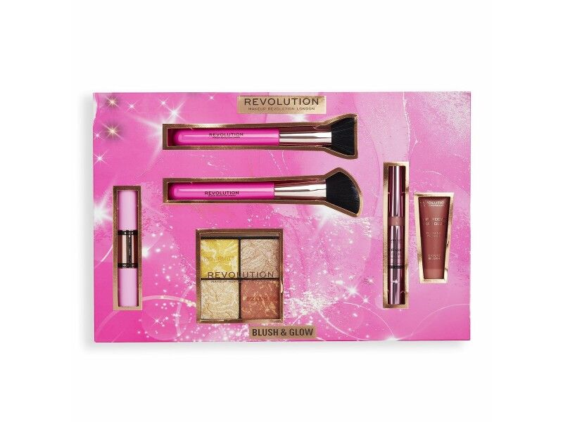 Zestaw Do Makijażu Revolution Make Up Blush & Glow 6 Części Zestaw Do Makijażu Revolution Make Up Blush & Glow 6 Części