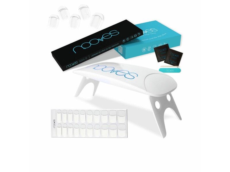 Zestaw do Manicure Nooves Premium Żelowe tipsy do paznokci Francuski manicure 5 Części Zestaw do Manicure Nooves Premium Żelowe tipsy do paznokci Francuski manicure 5 Części