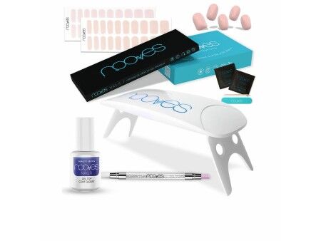 Zestaw do Manicure Nooves Premium Jasnoróżowy Żelowe tipsy do paznokci 8 Części